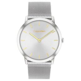 Calvin Klein Часы Wrist Watch Quartz Movement Stainless Steel Strap 37mm Silver Dial Unisex, Silver Dial 25300001 | silver dial