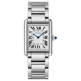 Cartier Часы Women's TANK DE Watch, White Dial wsta0092 | white dial