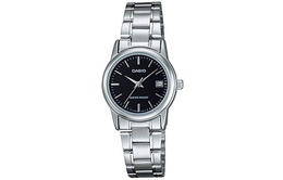 Casio Часы Women's Standard Series Black Watch ltp-v002d-1audf