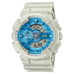 Casio Часы 110 Collection Quartz Movement Resin Strap Watch Men's Watch Blue Dial, Blue Dial ga-110as-5apr | blue dial