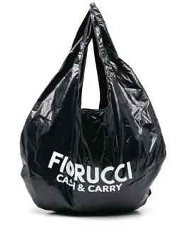 Fiorucci logo-print shoulder bag 30104206