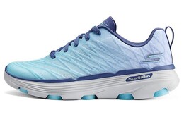 Кроссовки женские с низким верхом, синие/зеленые Skechers 129347-blaq | blue/lake green