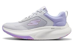 Кроссовки женские с низким верхом серо-фиолетовые Skechers 125055-gylv | dark purple