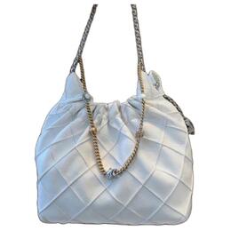 Миниатюрная женская наппа кожаная белая сумка кроссбоди через плечо Tory Burch 164022-100