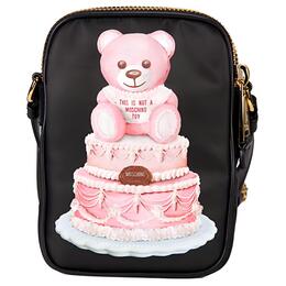 Нейлоновая Кроссбоди Сумка Через Плечо Женская Черная Moschino a75668213-1555