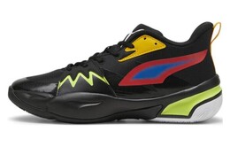 Баскетбольные кроссовки Puma унисекс, Black/Laser Lemon/Red/Cozy Moss 379905-01 | black/laser lemon/red/cozy moss