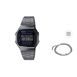 Casio Часы Men Black Watch a168wgg-1b-配赠版