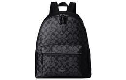 Чарли Канвас с замшевой спинкой рюкзак большой размер унисекс черный Coach 58314-svdk6