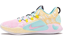 Баскетбольные кроссовки Hyperdunk X Basketball Shoes Men Low-Top Yellow Nike fn3441-101(teamf-桃子汽水 ) | pink