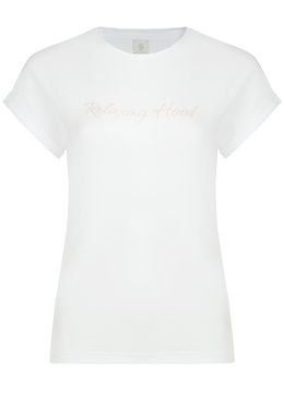 ELEVENTY: Бежевая футболка 