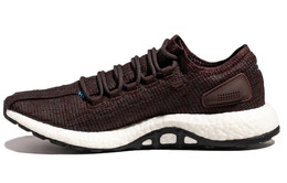 Кроссовки для бега Pure Boost мужские с низким верхом бордового цвета Adidas cm8301