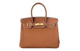 Биркин Togo Calfskin Биркин Сумка 25 Женская 37 Золотисто-коричневый Hermes h041344cc37