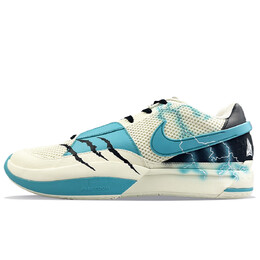 Баскетбольные кроссовки Ja 1 мужские низкие синие/желтые Nike dr8786-102(team40-蓝色风暴 sbox) | white