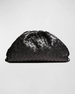 Сумка-клатч The Pouch Intrecciato Bottega Veneta prod257870527 | chalk