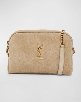 Сумка через плечо Gaby Mini YSL из стеганой замши Saint Laurent, цвет Matt Gold prod266060092 | matt gold