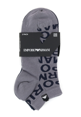 EMPORIO ARMANI Underwear: Синие носки 