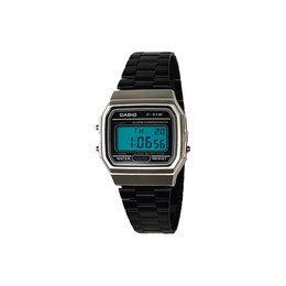 Casio Часы Retrofit Series Quartz Movement Stainless Steel Strap Watch Men's Watch Black Dial f-91wm-7a（watch5-改装-夜航者）