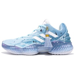Баскетбольные кроссовки Pro Bounce 2018 Basketball Shoes Men Low-Top White/cyan/blue/black Adidas fw0903(team66-蔚蓝天空） | teal