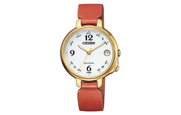 Citizen Часы Ecology Drive Collection Light Powered Quartz Movement Genuine Leather Strap Watch Women's Watch White Dial, White Dial ee4018-13a | white dial