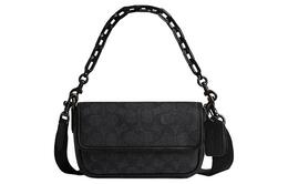 Сумка через плечо Charter Coated Canvas унисекс, черный уголь Coach cr753-chr