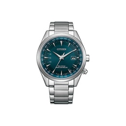 Citizen Часы Airborne Eagle Series Solar Quartz Movement Stainless Steel Strap Watch Unisex Blue Dial, CB0270-87L Green cb0270-87l | cb0270-87l green