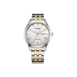 Citizen Часы Automatic Mechanical Movement Stainless Steel Strap Watch Men's Watch White Dial, Silver Dial nh7506-81a | silver dial