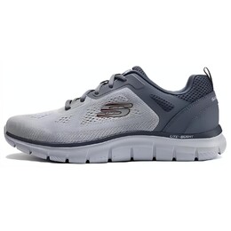 Кроссовки для бега мужские с низким верхом, черные Skechers 232698-gycc | gray/black