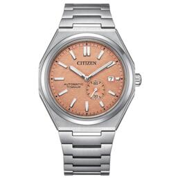Citizen Часы Men's Mechanical Watch Series Watch, Orange Watch Dial nj0180-80z | orange watch dial