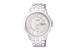 Citizen Часы Quartz Movement Stainless Steel Strap Watch Men's Watch Silver Dial, Silver Dial bf2011-51a | silver dial