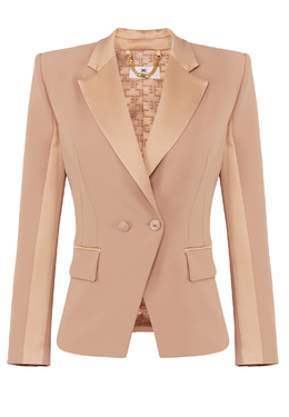 ELISABETTA FRANCHI: Бежевый жакет 