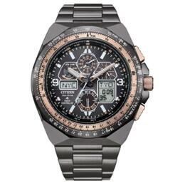 Citizen Часы PROMASTER Series Radio controlled Quartz Movement Stainless Steel Strap Watch Men's Watch Black Dial, Black Dial jy8146-54e | black dial