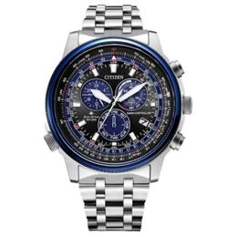 Citizen Часы Solar Quartz Movement Stainless Steel Strap Watch Men's Watch Black Dial, Black Dial cb5866-55e | black dial