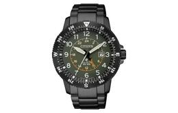 Citizen Часы Promaster Collection Solar Quartz Movement Stainless Steel Strap Watch Men's Watch Green Dial BJ7095 56X bj7095-56x