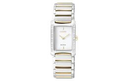 Citizen Часы Women's Ecology Drive Collection Watch, White Dial eg2965-53a | white dial