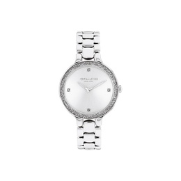 Coach Часы CHELSEA Collection Wrist Watch Quartz Movement Stainless Steel Watchband 32mm Silver Dial Women's Watch 14504124