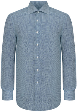 STEFANO RICCI: Синяя рубашка 