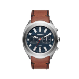 Diesel Часы Wrist Watch Quartz Movement Leather Watch Bands 48mm Blue Dial Men's Watch, Blue Dial dz4508 | blue dial