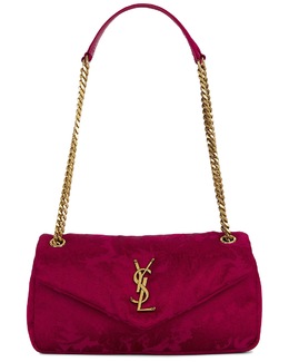 Маленькая сумка-цепочка Calypso Saint Laurent, Red Berries slau-wy3097 | red berries