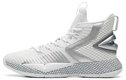 Баскетбольные кроссовки Crazy 3 мужские высокие белые/серые Anta 11941606-10