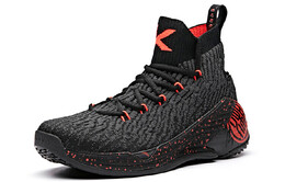 Баскетбольные кроссовки KT4 мужские высокие черные/красные Anta 11911101m-14