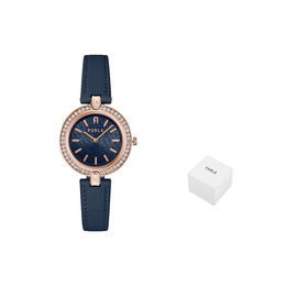 Furla Часы Wrist Watch Quartz Movement Genuine Leather Strap 34mm Blue Dial Women's Watch, Wave Blue ww00002006l3 | wave blue
