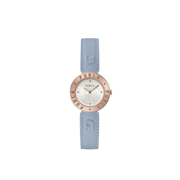 Furla Часы Wrist Watch Quartz Movement Genuine Leather Strap 34mm Silver Dial Women's Watch, Sky Blue ww00004003l2 | sky blue