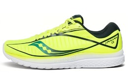 Кроссовки мужские Kinvara 10 с низким верхом, лимонно-желтые, зеленые Saucony s20467-37