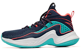 Баскетбольные кроссовки серии Thompson мужские, среднего размера, синие/зеленые/красные Anta 11931601-7