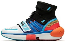 Баскетбольные кроссовки мужские высокие белые/королевские синие Anta 11941620-11