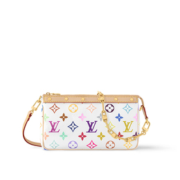 Louis Vuitton Сумка-кошелек Takashi Murakami белая разноцветная m13404