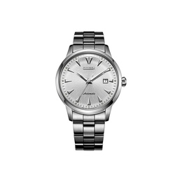 Citizen Часы Automatic Mechanical Movement Stainless Steel Strap Japanese / Korean Watch Men's Watch Silver Dial, White Dial nk0001-84a | white dial