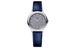 Omega Часы Elegant Saucer Series Quartz Movement Women's Watch 27.5mm Purple Watch Dial Stainless Steel Case 434.13.28.60.53.001