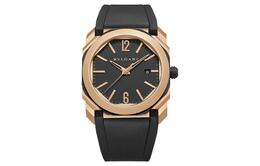 Женские часы Bulgari Octo Automatic Black Strap