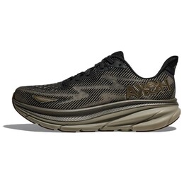 Кроссовки мужские Clifton 9 с низким верхом, цвет черный/зеленый Hoka One One 1127895-blcks | black/green